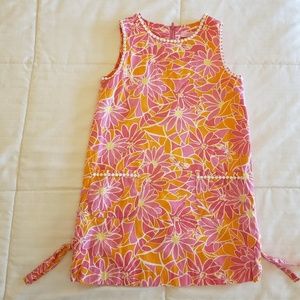 Lilly Pulitzer Orange/Pink Flower dress size 8